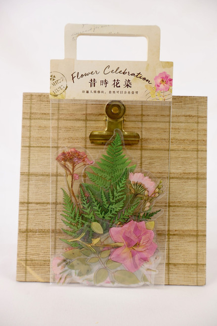 Small Assorted Dry Flower Stickers