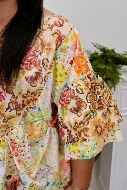 Wildflower Season Ruffle Top