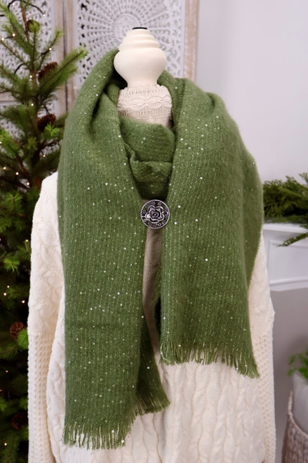 Rosing Around Cardigan Clip
