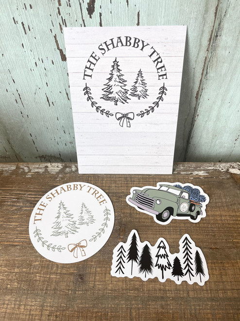 Stick It With The Shabby Tree Sticker Pack Stick It With The Shabby Tree Sticker Pack