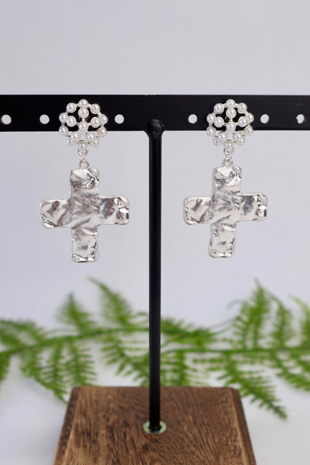 Silver Blessings Earrings