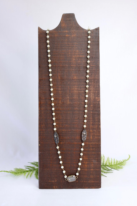 Through Faith Necklace - Cream
