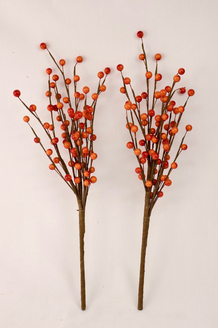 Orange Loxley Berry Pick - Set Of 2