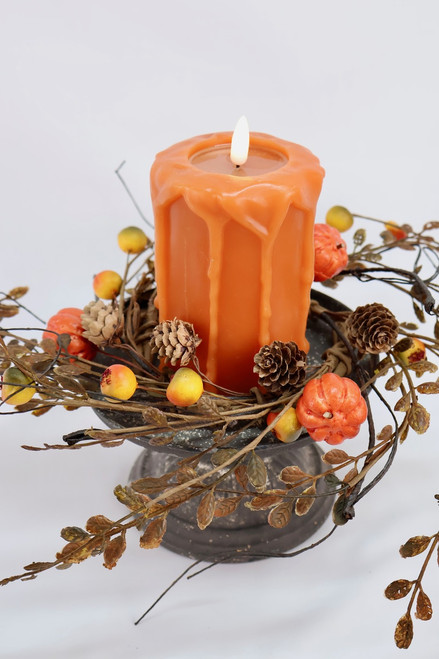 Pumpkin And Berry Candle Ring Pumpkin And Berry Candle Ring