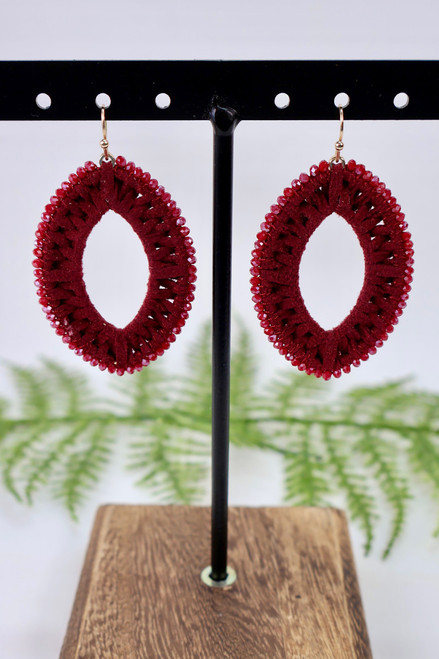 Ruby Fringe Earrings