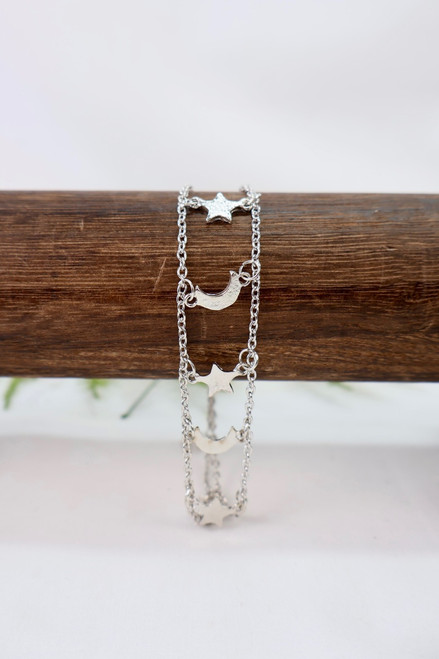 To The Moon And Back Anklet