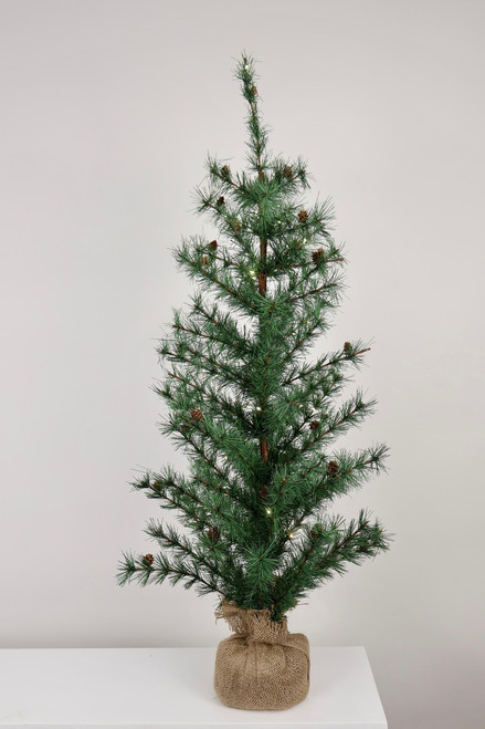 Simple Pine Tree With Lights - 36 Inch