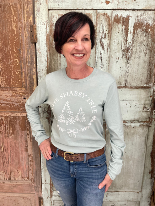 Shabby Tree Spring Long Sleeve - LIGHT SEAFOAM