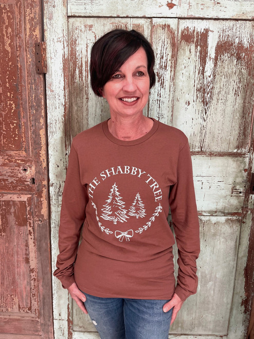 Shabby Tree Spring Long Sleeve - MAUVE CHESTNUT Shabby Tree Spring Long Sleeve - MAUVE CHESTNUT