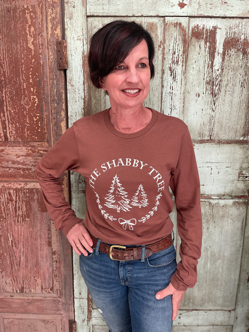 Shabby Tree Spring Long Sleeve - MAUVE CHESTNUT Shabby Tree Spring Long Sleeve - MAUVE CHESTNUT