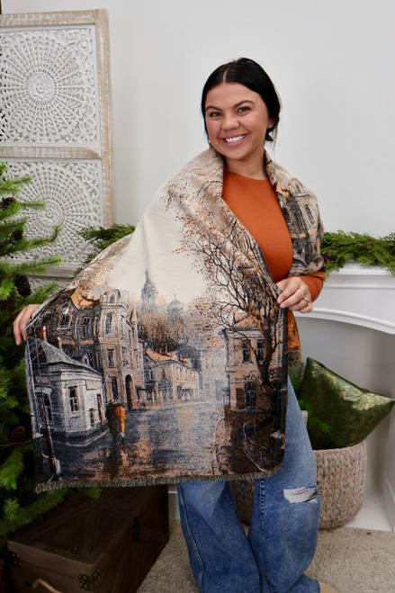 Stroll Through The City Scarf