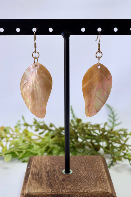 Gentle Gleam Earrings - Tan