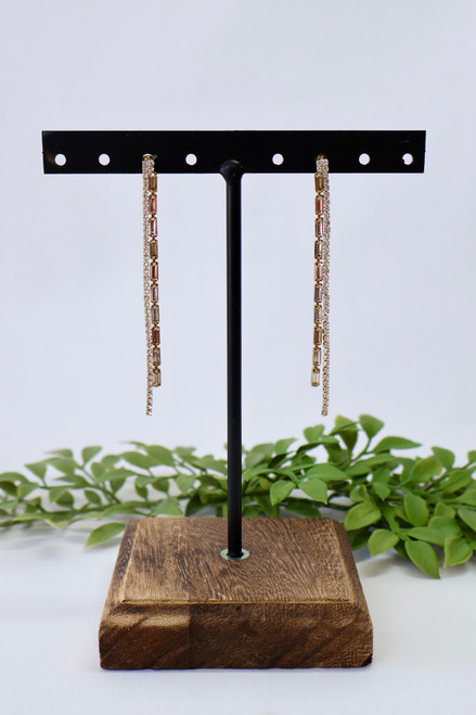 All That Sparkles Earrings - Champagne