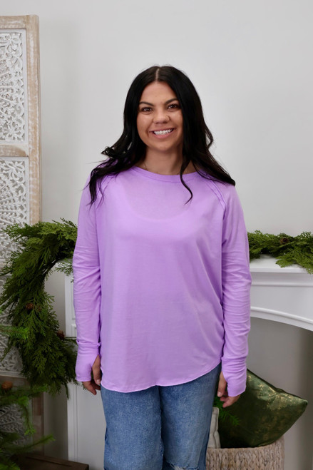 Simply Said Top - Lavender