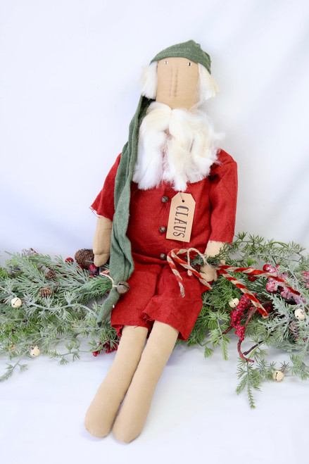 Winter Nap Santa Doll With Candy Canes