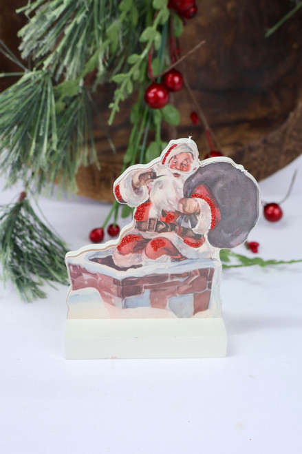Vintage Santa Clause Stand Up Set