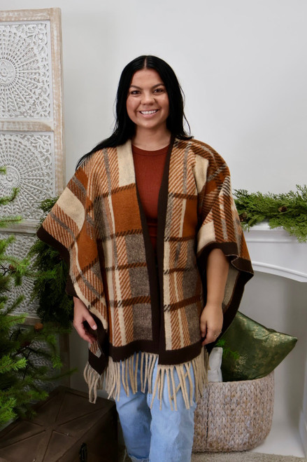 Walk On The Cozy Side Poncho -