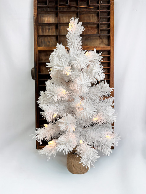 24" Winter Palette Tree With Lights 24" Winter Palette Tree With Lights