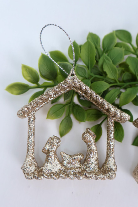 Nativity Ornament Set - Set of 2