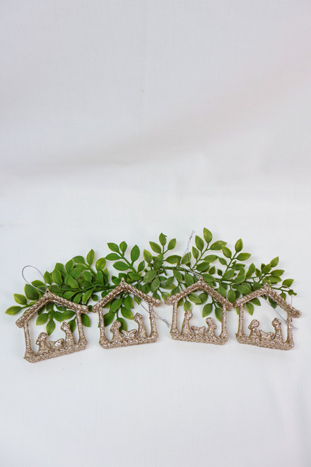 Nativity Ornament Set - Set of 2