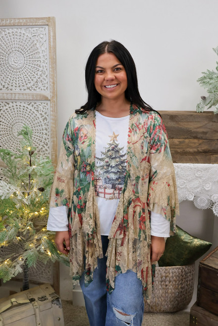 Feeling My Best Kimono - Vintage Santa