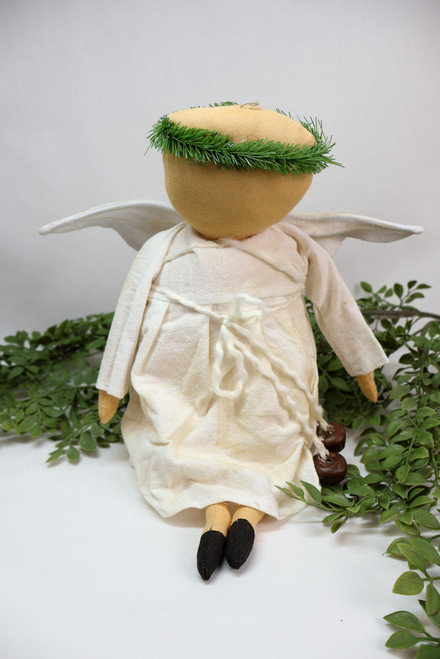 Rustic White Dress Angel