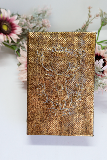 Book Box - Gold Deer