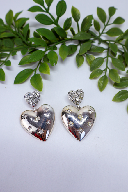 She Will Be Loved Earrings - Silver