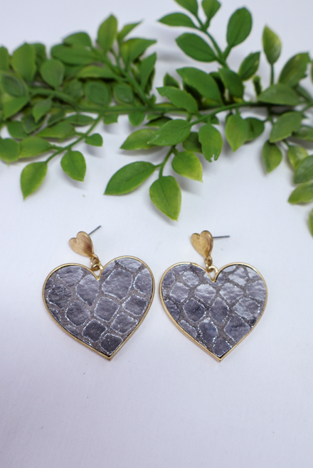 Heart On The Wild Side Earrings