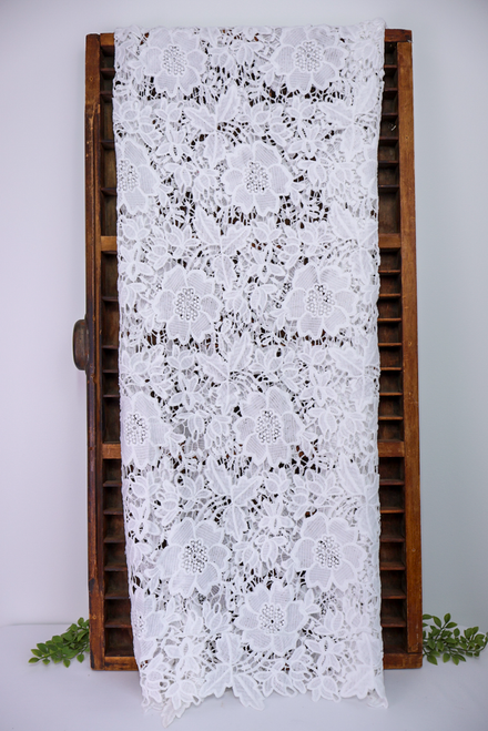 Soft Petal White Lace