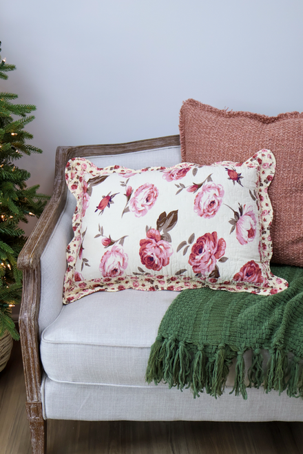 Rose Cottage Pillow Sham