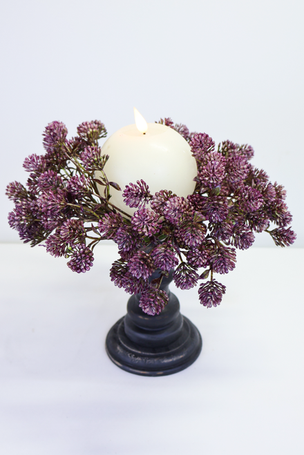 3" Wil-O-Wisp Candle Ring - Purple