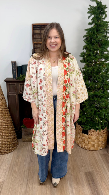 Roses In The Rearview Kimono