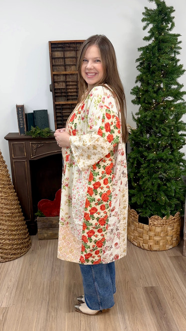 Roses In The Rearview Kimono
