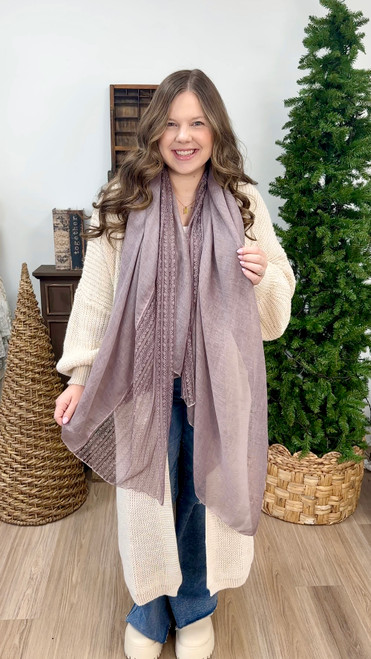 Gentle Touch Lace Scarf