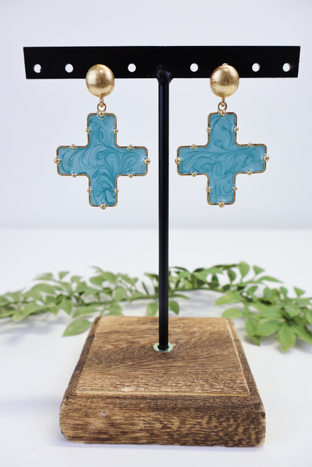 Living Loud Earrings - Blue