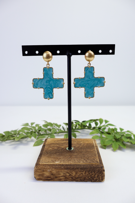 Living Loud Earrings - Blue