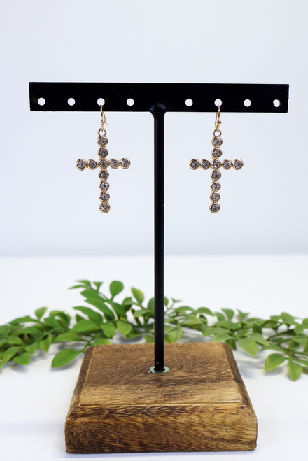 Anchor My Soul Earrings - Gold