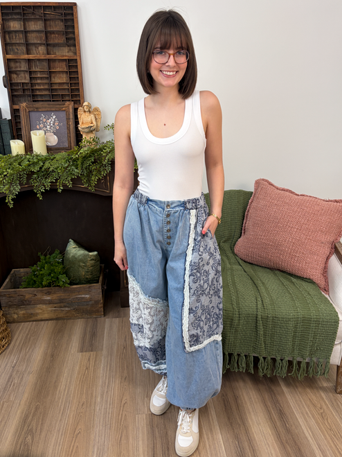 Stitched Story Pants