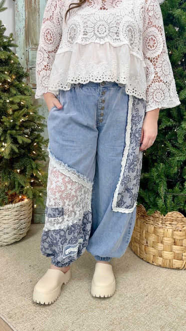 Stitched Story Pants