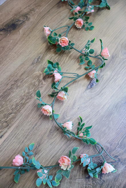 Garland - Pink Calloway Rose