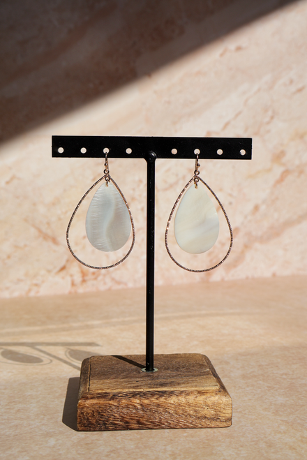 Ivory Outline Earrings