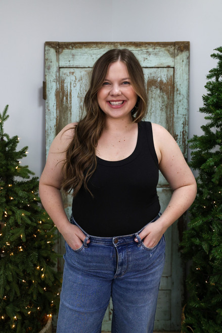 Bare Bones Tank Top - Black