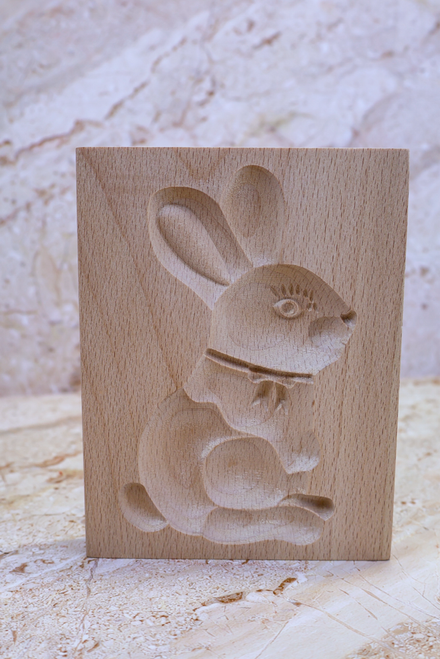 Wooden Rabbit Mold