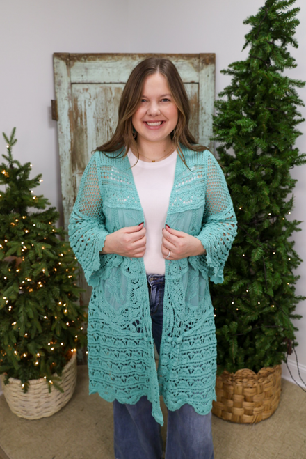 Turquoise Tides Cardigan