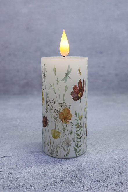 LED Wildflowers Votive Candles