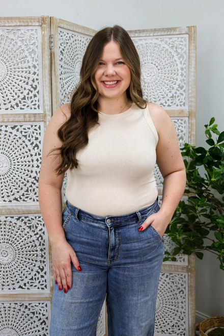 Always On Hand Tank Top - Beige