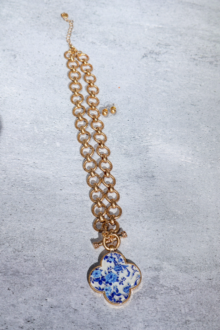 Heirloom Blue Necklace