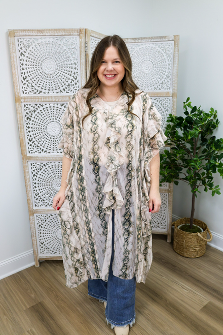 Slip Right By Kimono