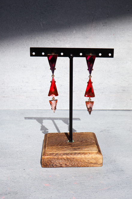 Right On Point Earrings - Pink